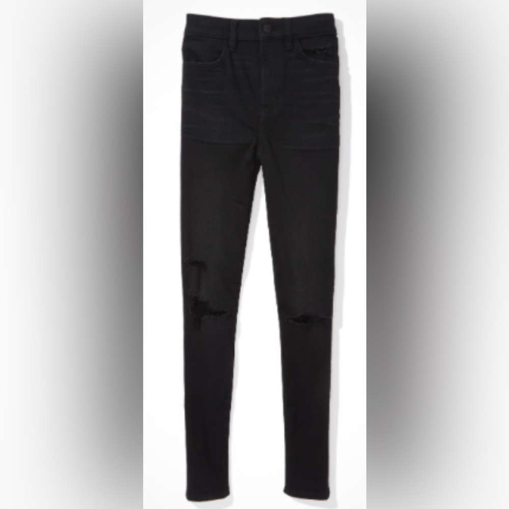 refuge Black Women's Skinny Ripped Jeans